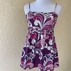 Banana Republic floral convertible top